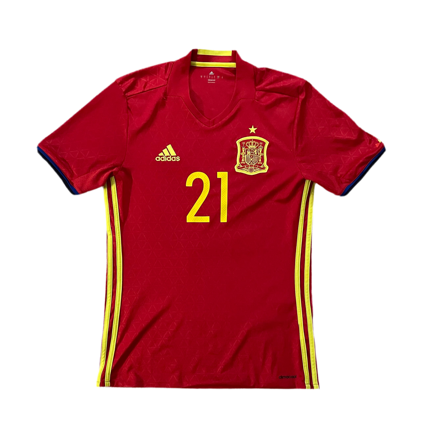David Silva - Spanien Hjemmebanetrøje EM 2016