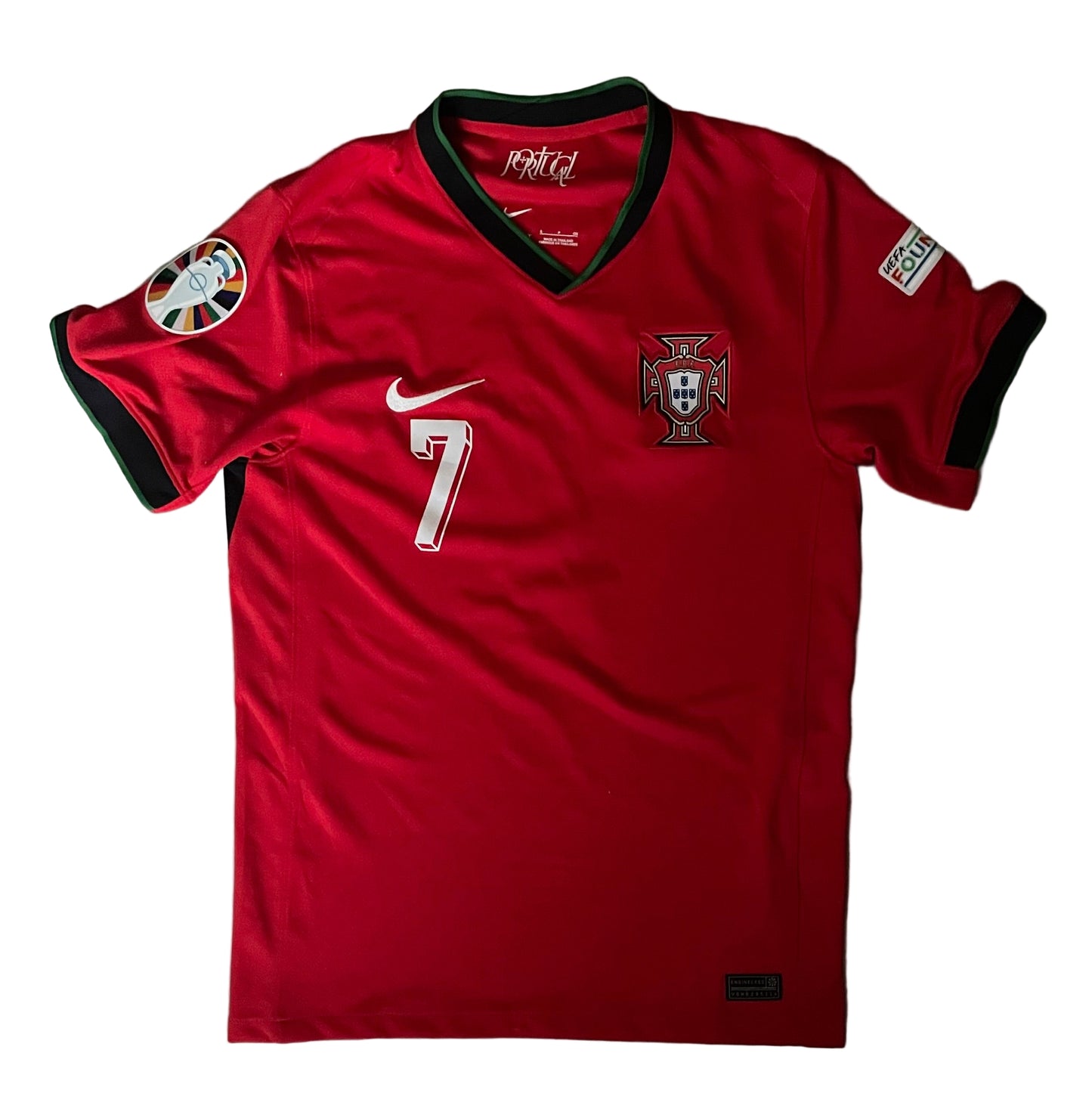 Cristiano Ronaldo - Portugal hjemmabanetrøje EM 2024