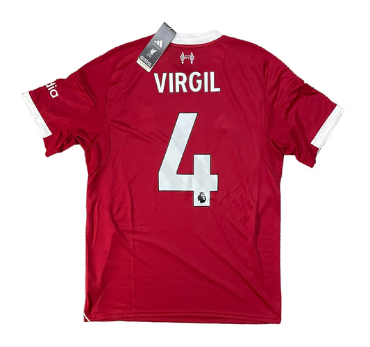 Virgil Van Dijk - Liverpool hjemmebanetrøje 2025/26