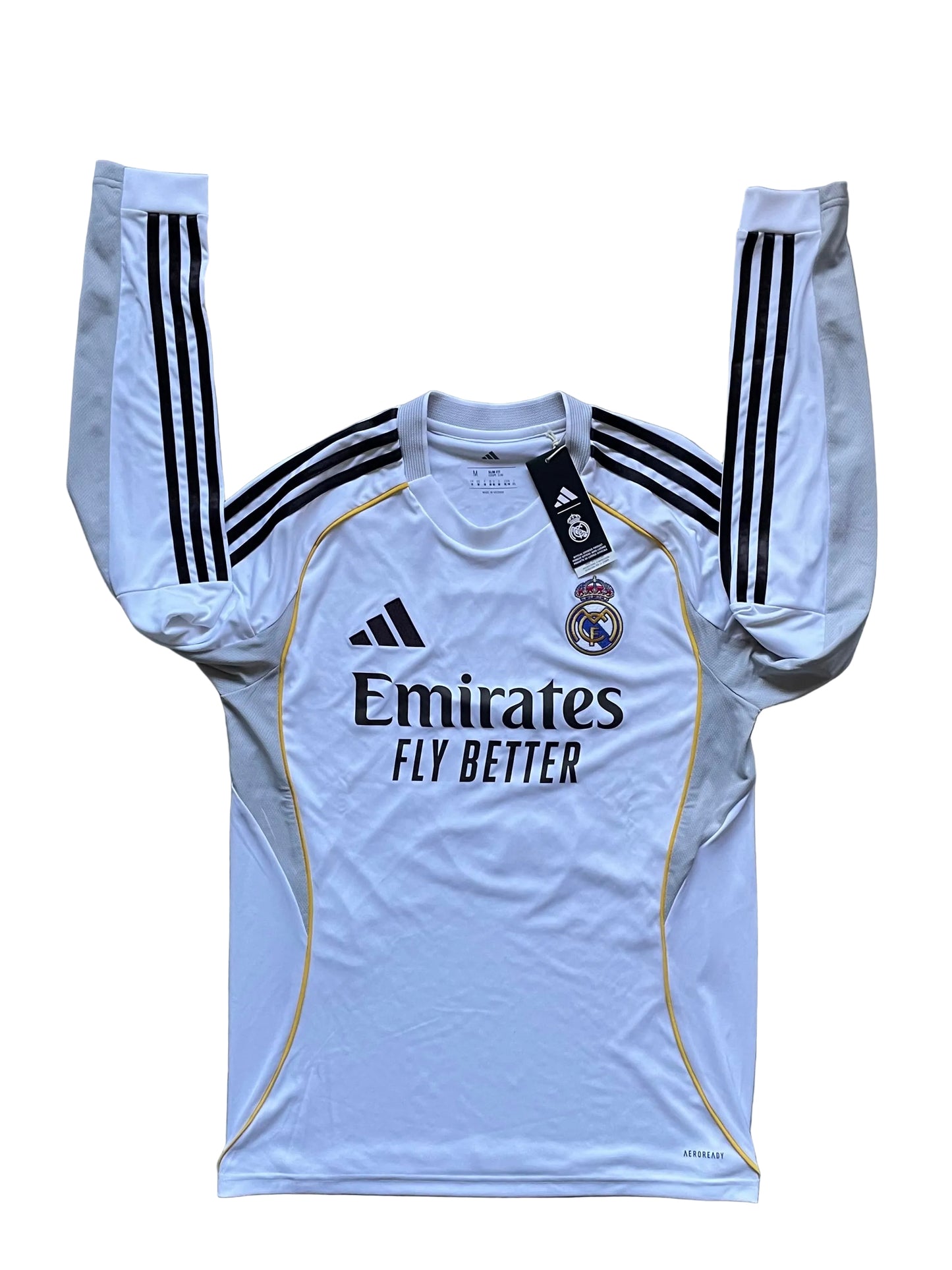 Jude Bellingham - Real Madrid hjemmebanetrøje 2025/26 (Longesleeve/Langeærmet)