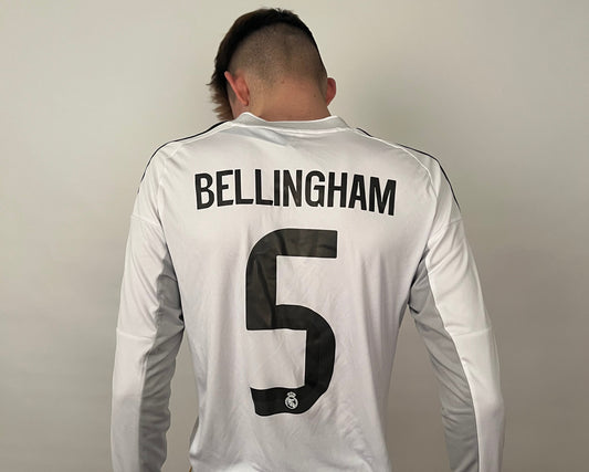 Jude Bellingham - Real Madrid hjemmebanetrøje 2025/26 (Longesleeve/Langeærmet)